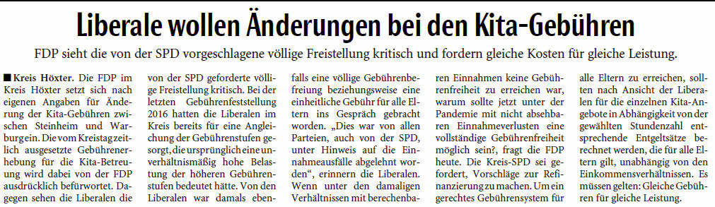 122920 KV HX KiTaGebuehrenNW